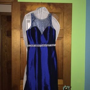 Blue gown